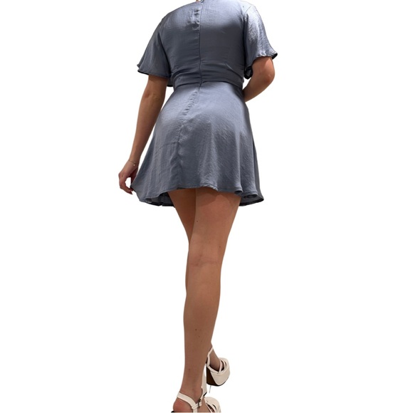 Event Dress in Steel Blue - Picture 5 of 5